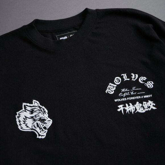 Darc Sport Kisame Akatsuki “Side By Side” Oversized Tee in Black - Picture 3 of 4
